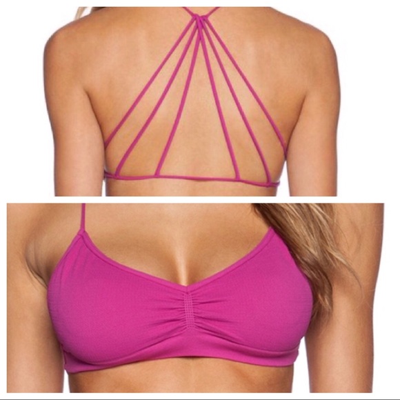 🦋Free People🦋 Black Strap Bralette - Picture 4 of 4